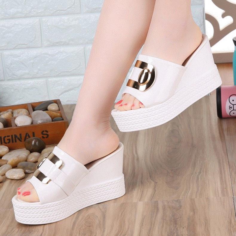 Giầy hàng chất lượng cao DÉP ĐẾ XUỒNG NỮ CAO 9CM