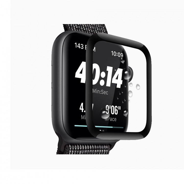 Miếng dán kính cường lực Full 4D cho Apple Watch 42mm hiệu Coteetci (Vát mỏng 2.5D, độ nét HD, phủ Nano) - Hàng chính hãng