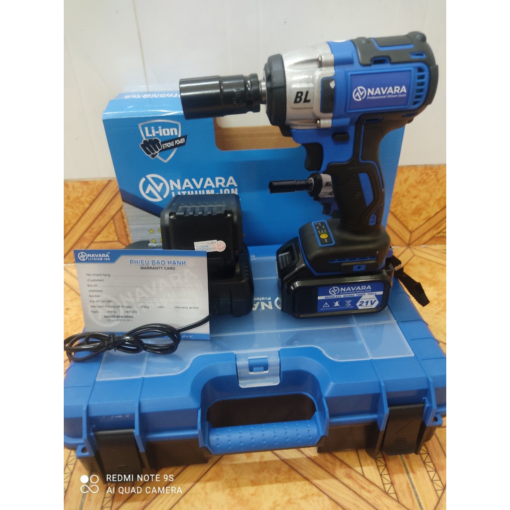 MÁY SIẾT BULONG CAO CẤP NAVARA MỞ ỐC 30mm BẢO HÀNH 24 THÁNG CHÍNH HÃNG