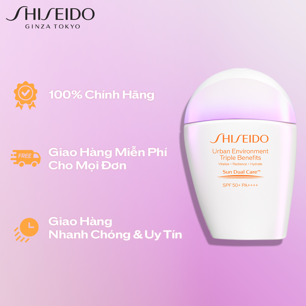 Sữa Chống Nắng Dưỡng Da Shiseido Urban Environment Triple Beauty Suncare EmulsionSPF50+ PA++++ 30ml