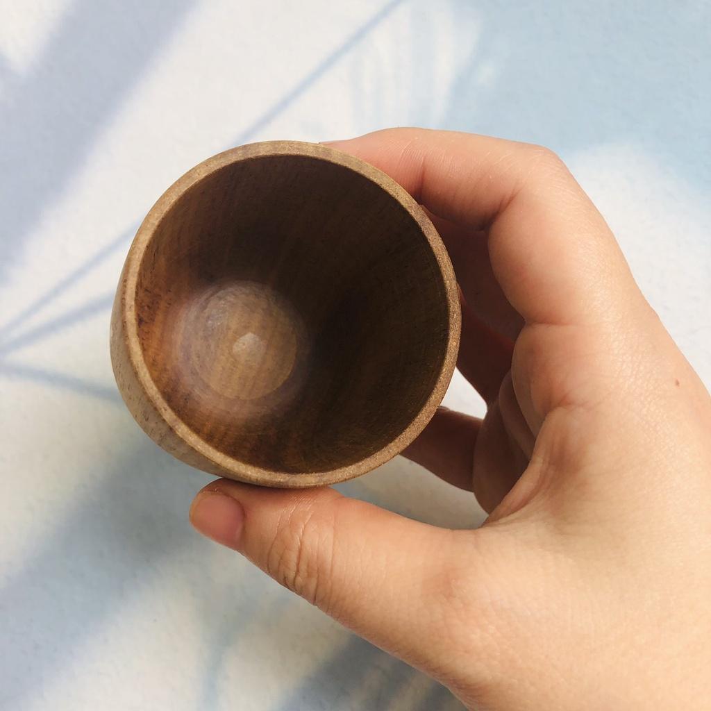 CỐC GỖ KEO 6x6 cm, Cốc Gỗ Uống Trà, Cà Phê, Chụp Ảnh Decor Của Craft Closet