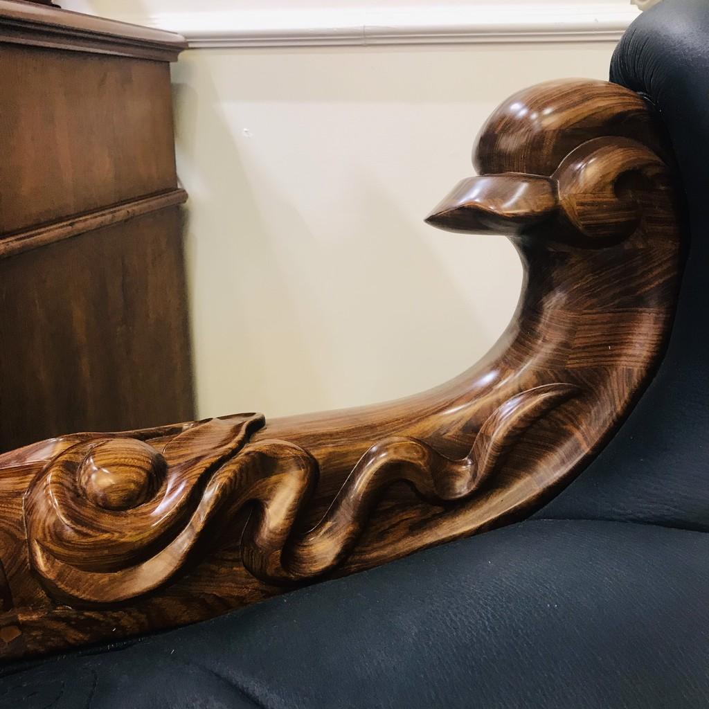 Bộ sofa tân cổ điển màu xanh đẳng cấp hàng nhập khẩu chính hãng thương hiệu Nội thất tân cổ điển HCBC
