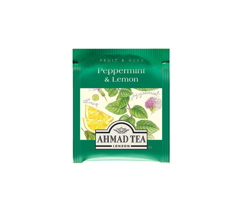 TRÀ AHMAD ANH QUỐC - BẠC HÀ CAY & CHANH - Peppermint & Lemon - Hỗ trợ tiêu hóa, giảm cơn ho và cảm cúm rất tốt
