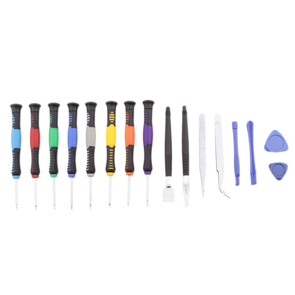 16 in 1 Repair Opening Pry Tools Screwdriver Kit for iPhone Samsung Macbook
