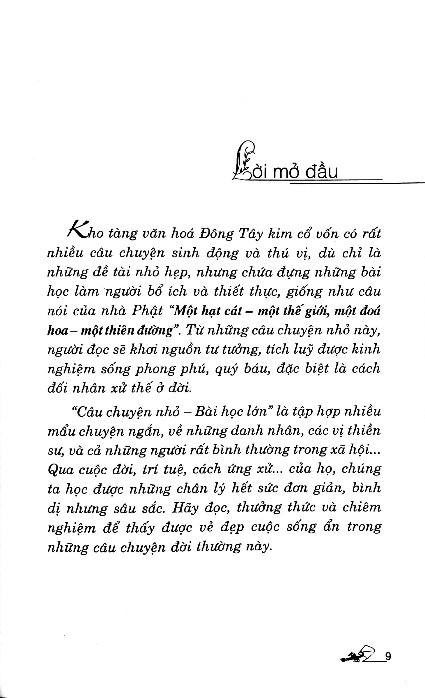 Câu Chuyện Nhỏ - Bài Học Lớn