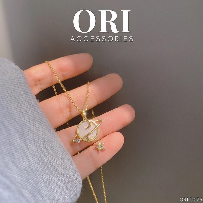 Dây chuyền nữ Planet and Star độc đáo thời trang ORI ACCESSORIES D076