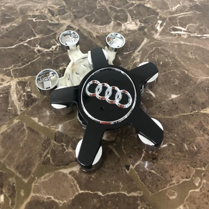 Logo chụp mâm, lazang bánh xe Audi đường kính 135mm A6Q5135: Dùng cho các loại xe: A6 A6L A4 A4L A5 A7 S5 Q3 Q5 RS