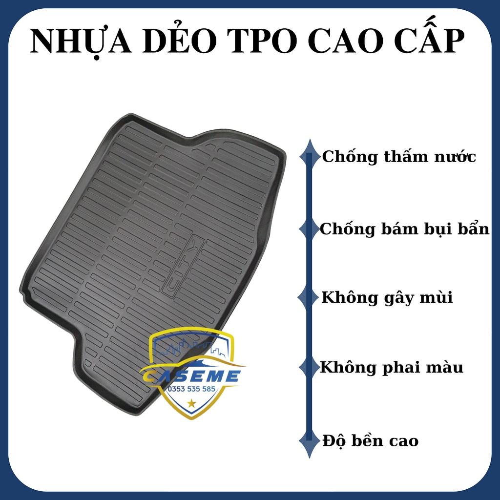 Lót cốp dành cho xe Honda City 2021 không mùi, chất liệu TPO cao cấp