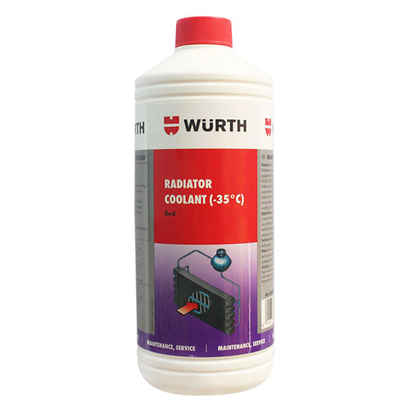 Nước Làm Mát Động Cơ Wurth Radiator Coolant 0892350001 (1L)