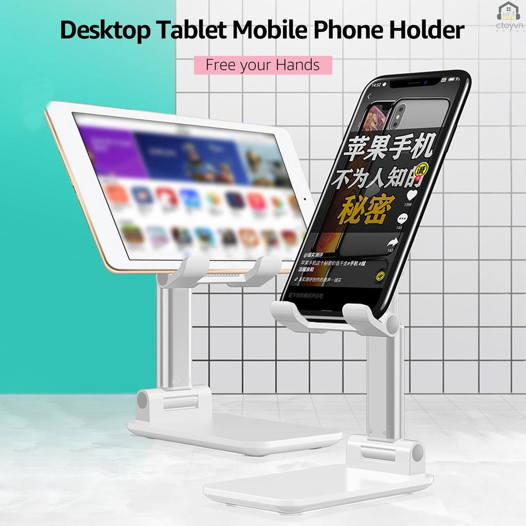 Giá đỡ điện thoại/máy tính bảng để bàn có thể điều chỉnh độ cao