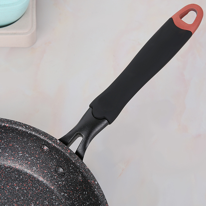 Chảo nhôm chống dính Kangaroo vân đá, đáy từ KG661