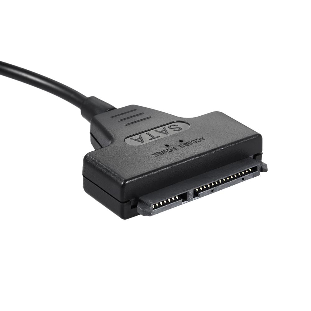 USB2.0 to SATA 22Pin Cable Adapter for 2.5" SATA HDD Hard Disk Drive Solid State Drive