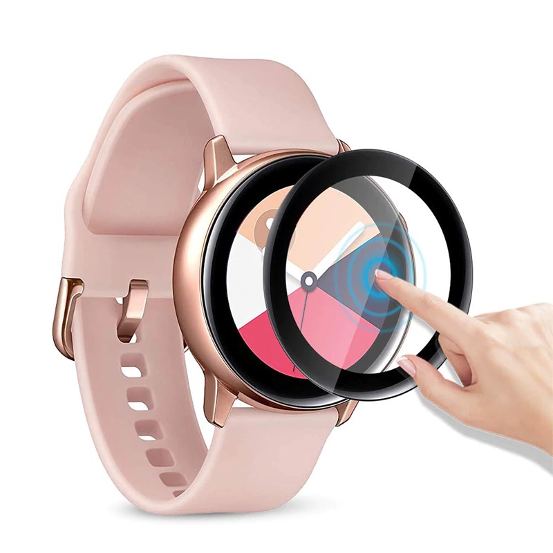 Miếng dán PPF 3D full màn hình cho Samsung Galaxy Watch Active 2 - Combo 3 miếng - Hàng nhập khẩu