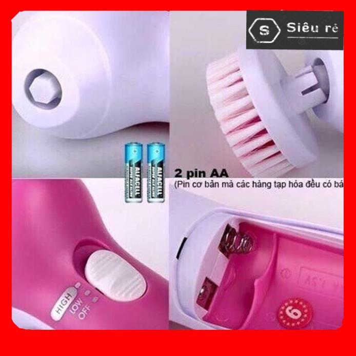 Máy Massage Rửa Mặt Đa Năng 5in1 Beauty Care Massager Model AE8782