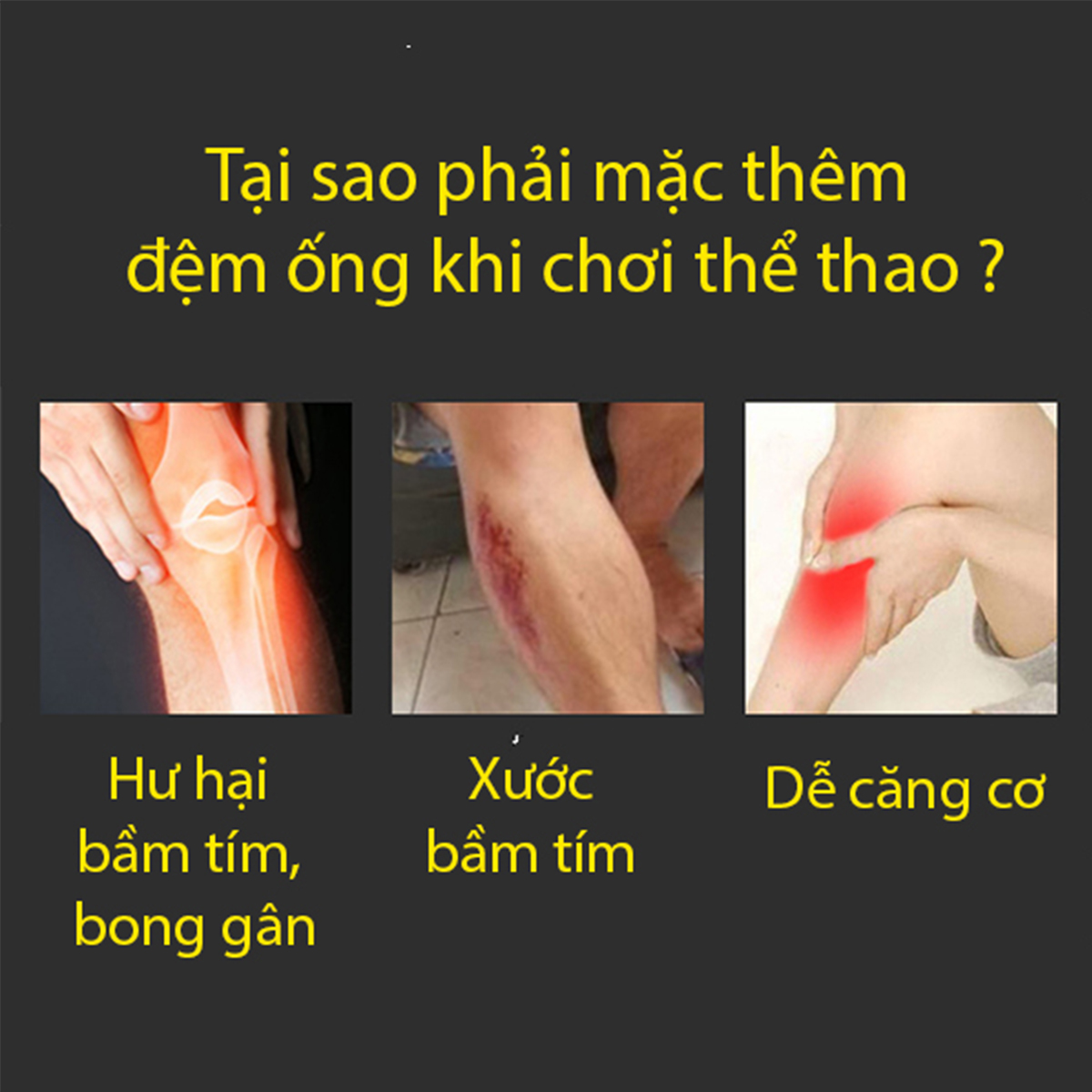 Cặp tất đệm bảo vệ ống đồng trong bóng đá và các môn thể thao