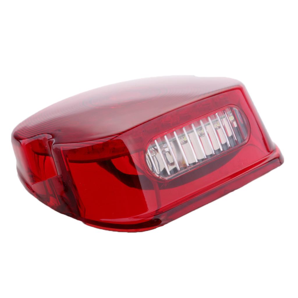Red Motorcycle LED Turn Signal Tail Light For 91-10 Harley Sportster Softail