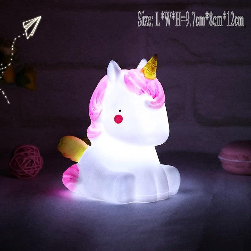 Đèn Ngủ Đèn Led Nhiều Màu Tạo Hình Thú Đèn Trang Trí Hoạt Hình Dễ Thương Cute