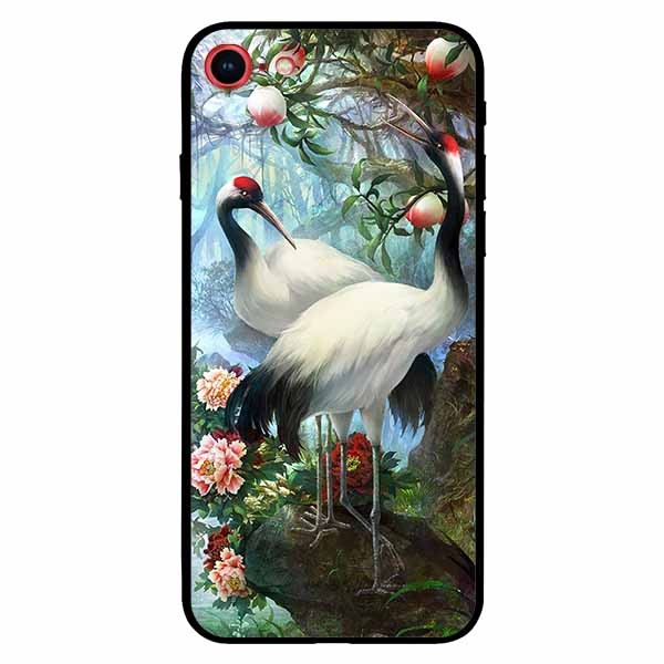 Ốp lưng in cho Iphone 7/ 8 Cặp Đôi Hạc