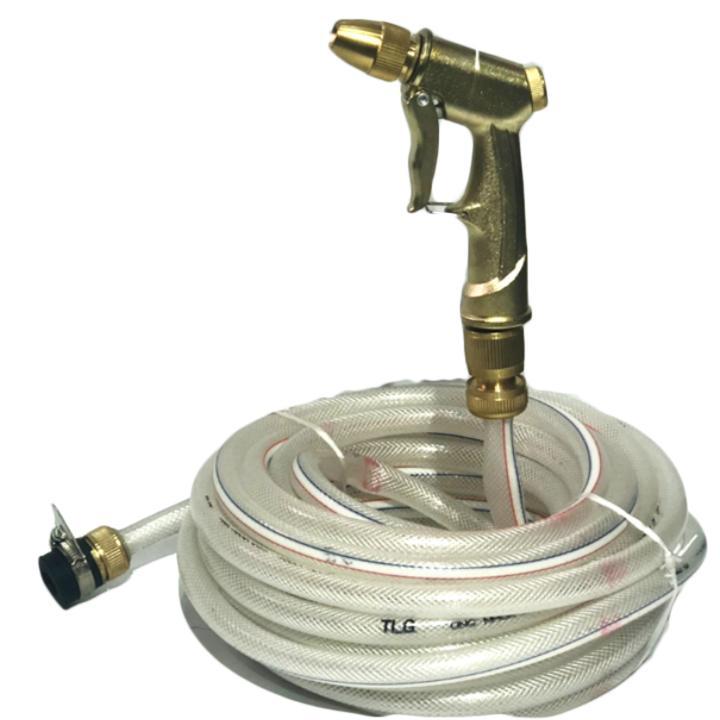 Bộ dây và vòi xịt tăng áp lực nước 300% rửa xe tưới cây 701498