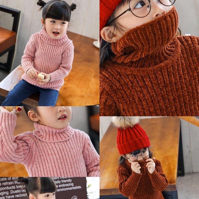 M795 Áo len tuyết nhung cổ cao
