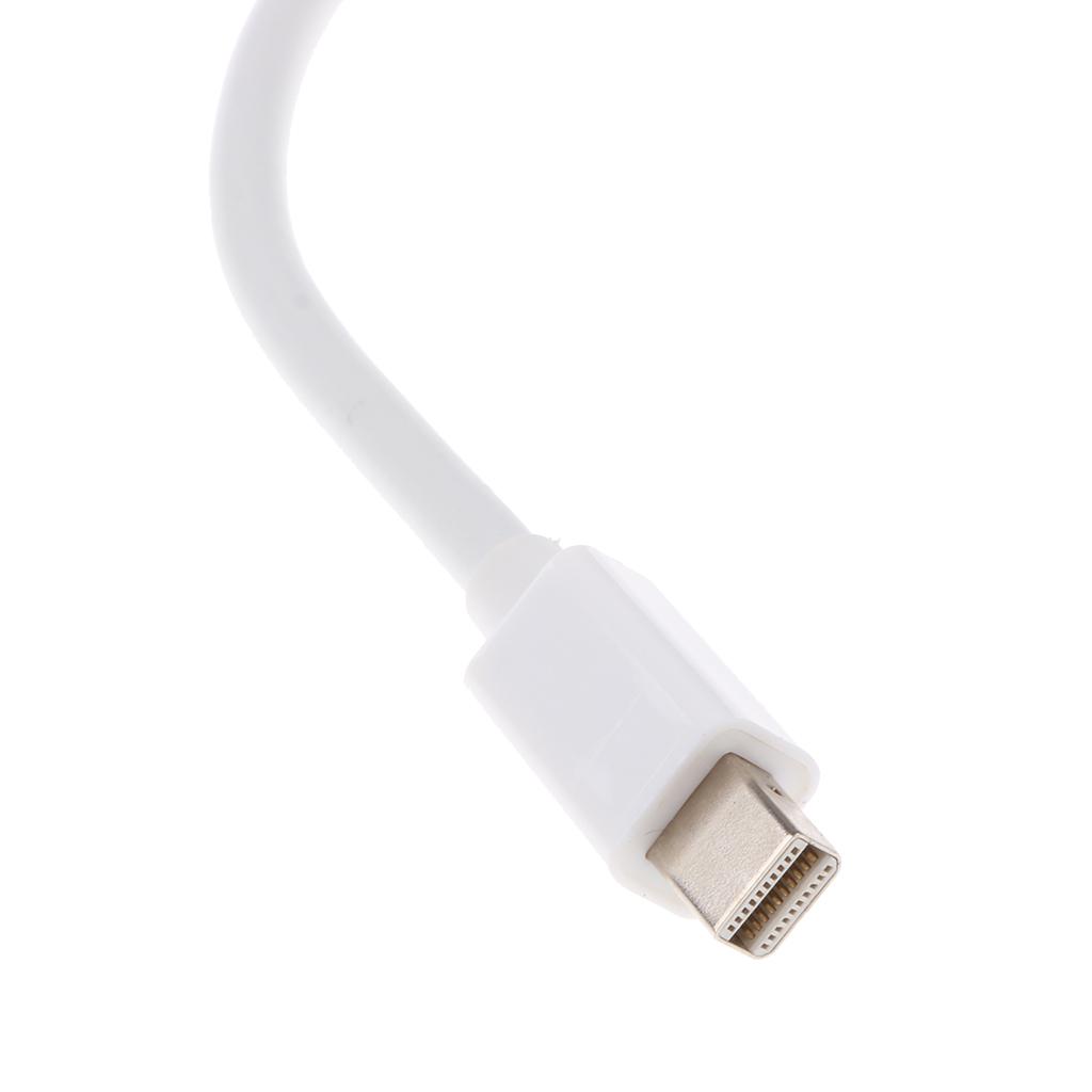 3 In 1 Mini DP To HDMI DVI VGA Adapter Converter Cable For MacBook