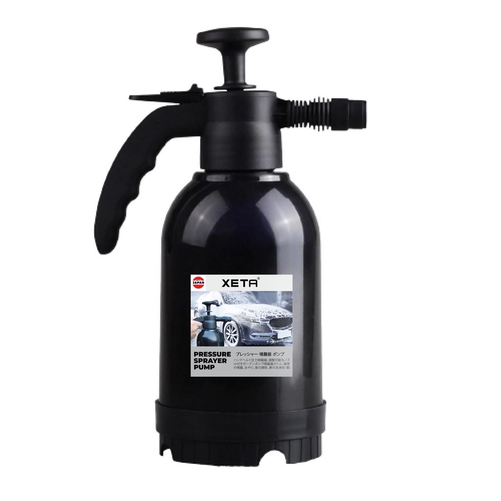 Combo bình xịt bọt tuyết cao cấp và dung dịch rửa xe đa năng tự động không chạm, bọt ra đều, mịn.