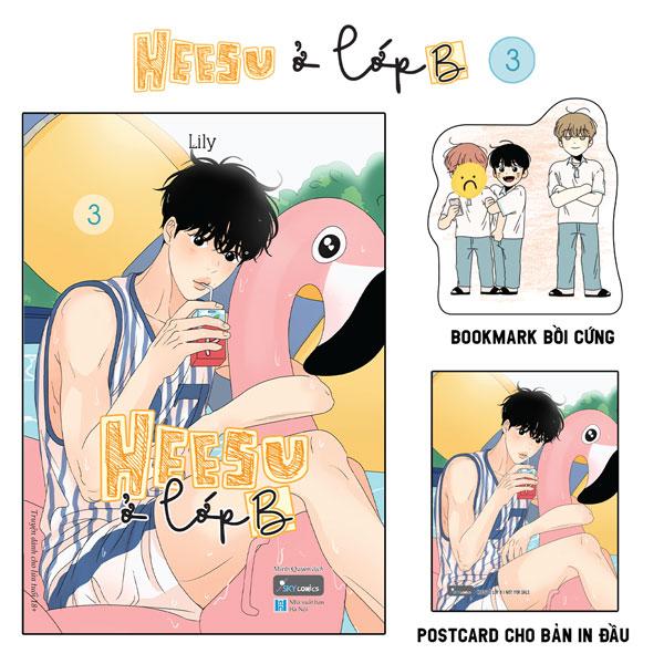 Heesu Ở Lớp B - Tập 3 - Tặng Kèm Bookmark Bế Hình Bồi Cứng + Postcard Bồi Cứng