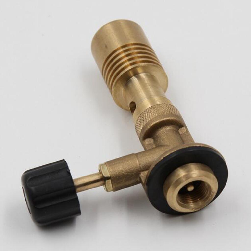 Portable Brass Propane Gas  Burner for Camping  Lab