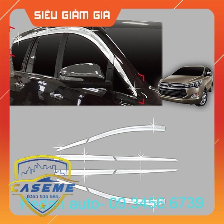 Vè Che Mưa Xe Toyota Innova 2017-2019 Mạ Crom Hàn Quốc - 6 Chi Tiết