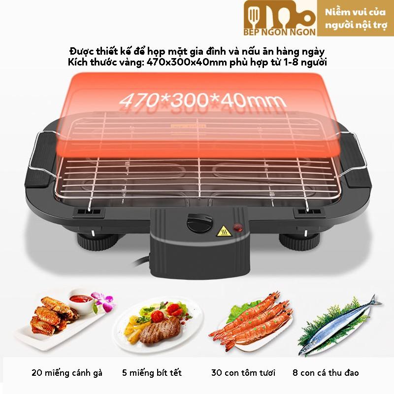 Bếp nướng điện cao cấp electric barbecue grill không khói_BEP NGON NGON