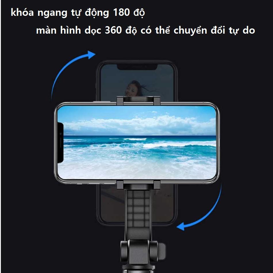 Gậy chụp hình selfie tự sướng, chân tripod XT10 kèm remote bluetooth, có trục ổn định chống rung