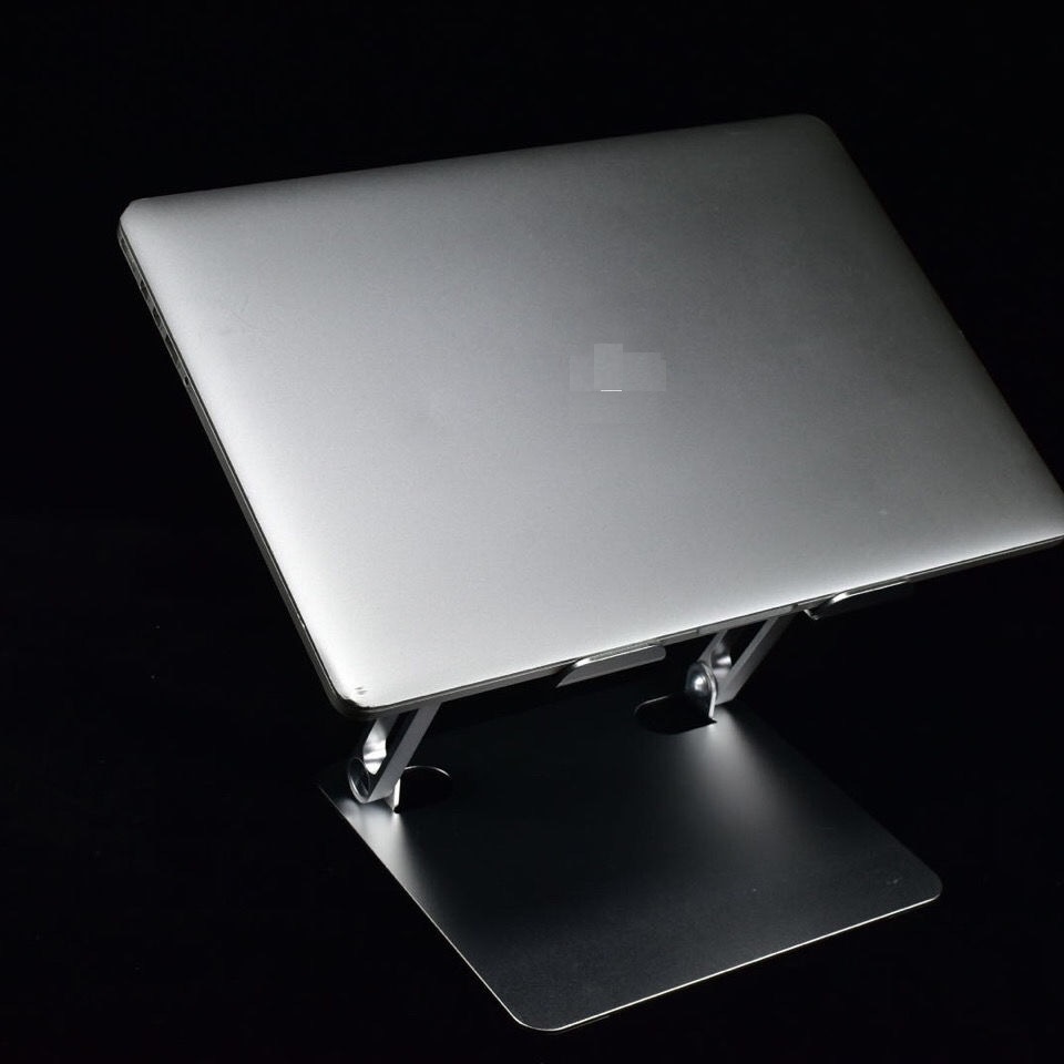 Giá đỡ laptop nhôm nguyên khối Z1 cho Macbook và máy tinh bảng iPad có thể gấp gọn, hỗ trợ tản nhiệt