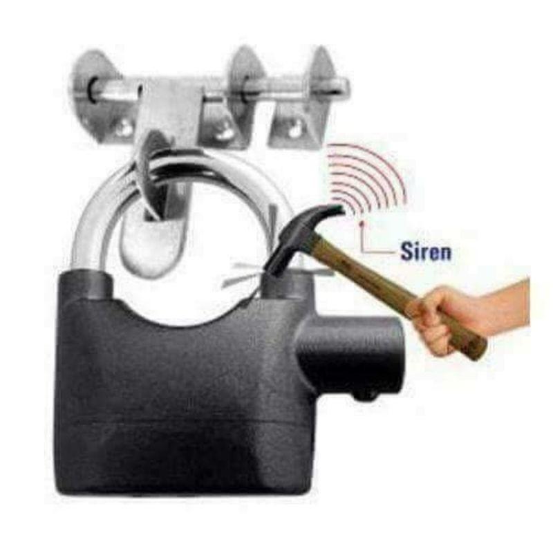 Bộ khóa chống trộm có còi báo động thông minh,bộ khóa nhà cửa,xe cộ