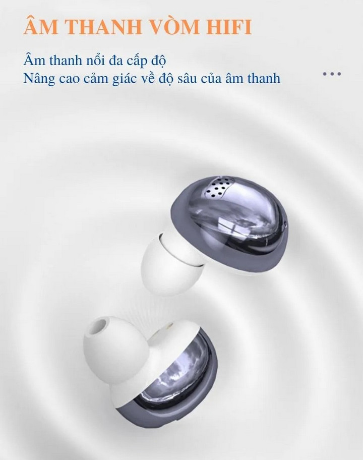 Tai nghe Bluetooth dành cho nữ Binaural Pearl - Home and Garden