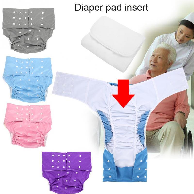 5 Màu Sắc Có Thể Rửa Được Người Lớn Tã Vải Túi Tã Bao Điều Chỉnh Có Thể Tái Sử Dụng Tã Vải Trưởng Thành Túi Tã Có Vòng Eo 65-135Cm