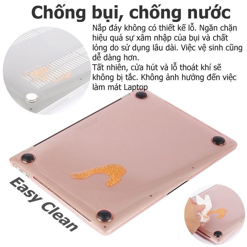 Ốp Bảo Vệ Laptop 2022 macbook Air M1 M2 Pro 13 A2338 A2681 A2337 A2442 Pro 14 16 inch Bằng Nhựa PP Siêu Mỏng