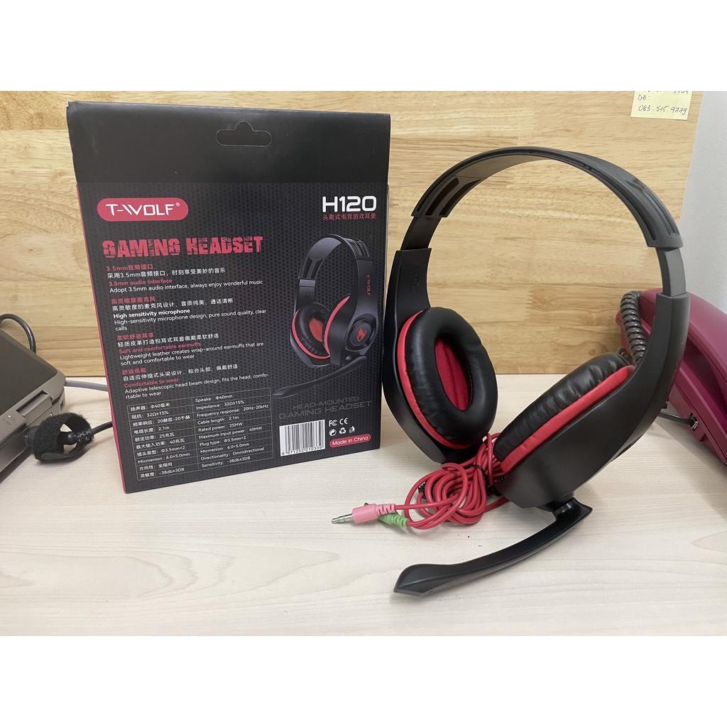 HEADPHONE TAI NGHE GAMING T-WOLF H120 (BH 6 Tháng)