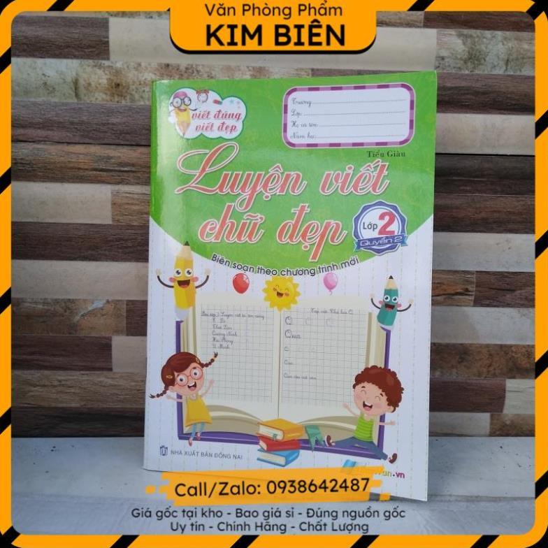 ️sỉ vpp,sẵn hàng️ Vở luyện chữ đep lớp1,2 theo chương trình mới - VPP Kim Biên