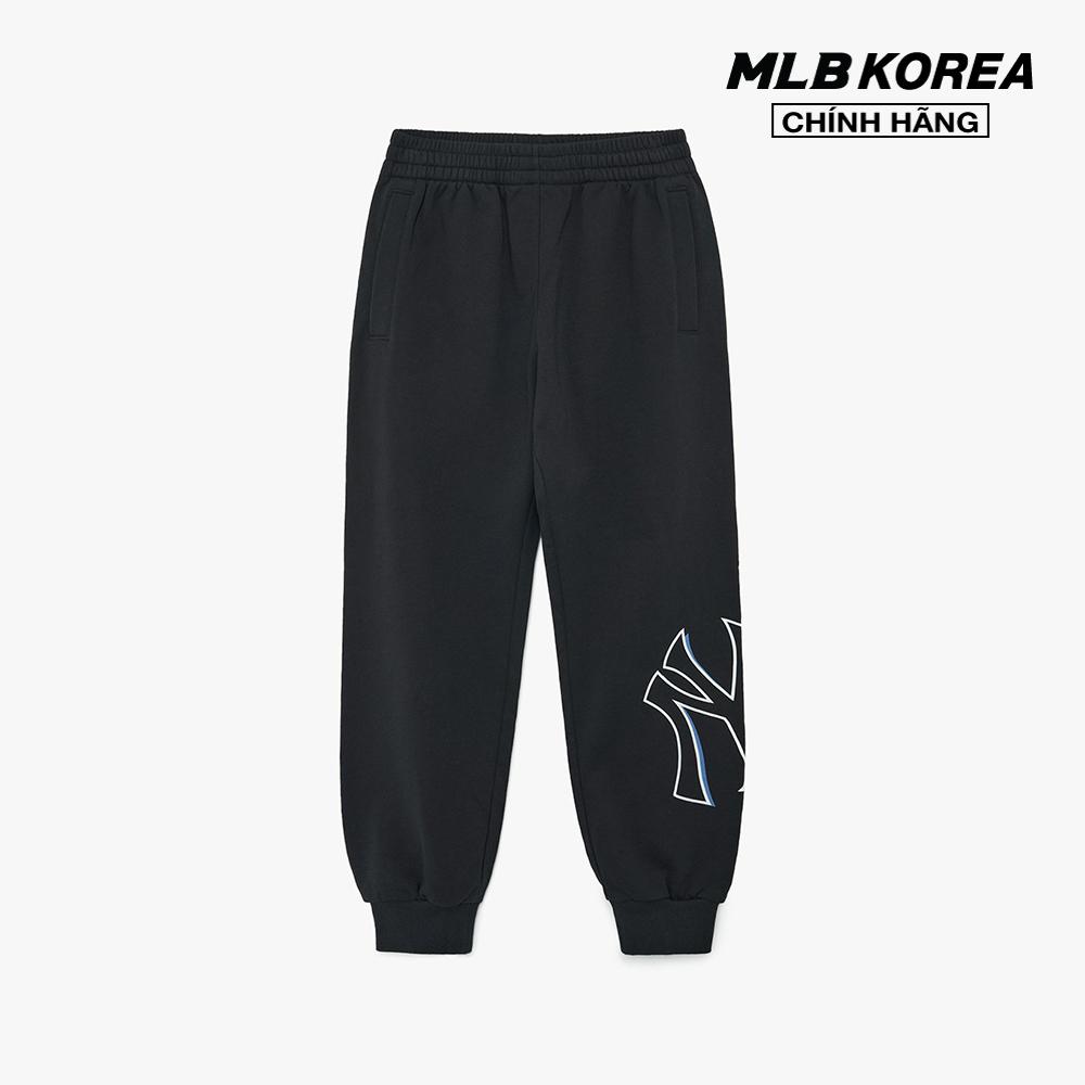 MLB - Quần jogger unisex lưng thun Basic Mega Logo Track 3APTB0431-50BKS