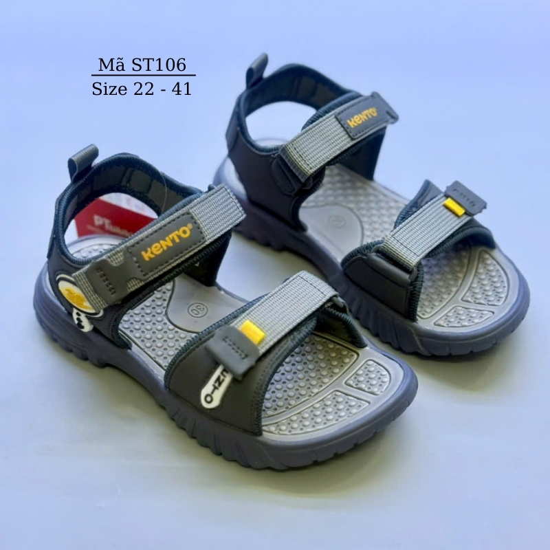 Sandal trẻ em dép quai hậu bé trai kháng khuẩn cao cấp 1 - 15 tuổi thể thao năng động cá tính NHÍM SHOP ST106