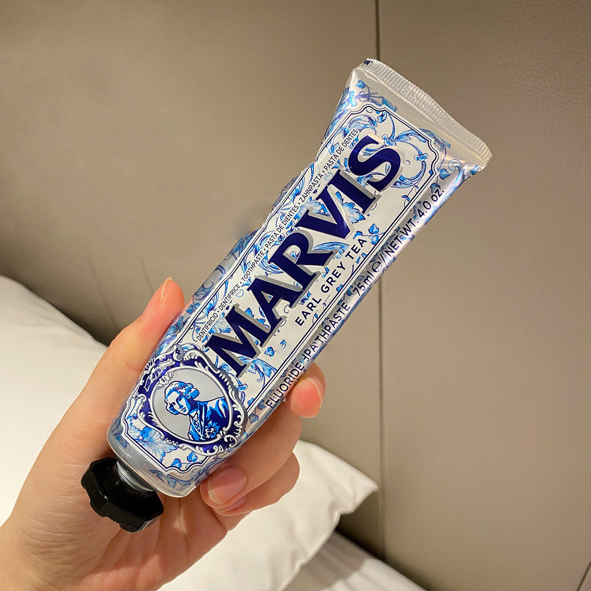 Kem Đánh Răng Marvis Tea Collection 75ml - Hương Vị Trà Hơi Thở Tươi Mát, Sạch Răng Khoẻ Nướu