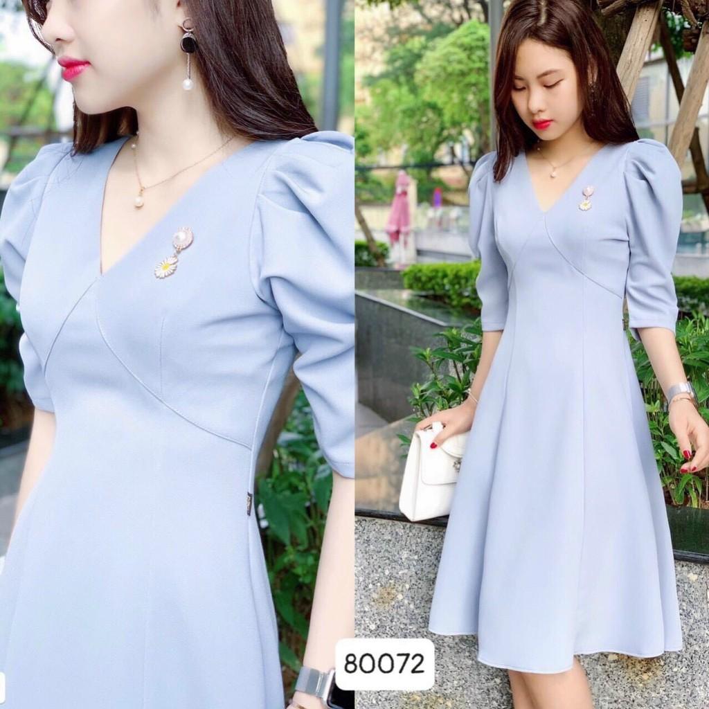 ĐẦM UMI XINH XẮN,HỌA TIẾT TRƠN NHƯNG KHÔNG KÉM PHẦN SANG TRỌNG 1HIT1 FASHION