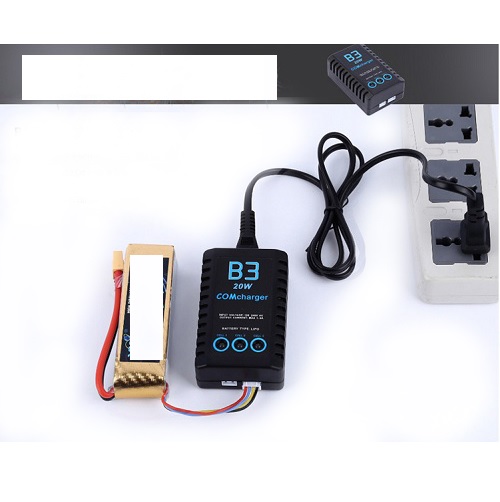 Bộ sạc pin 7.4V 11.1V loại jack cắm 3p 4p loại tốt