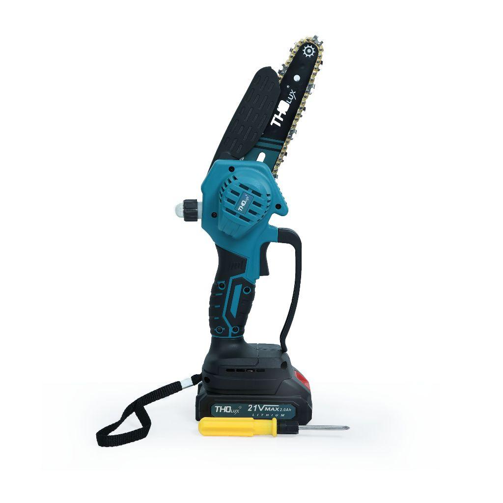 Máy cưa xích pin Tholux M-8813 Chiều dài lam 6 inch,công suất 500W