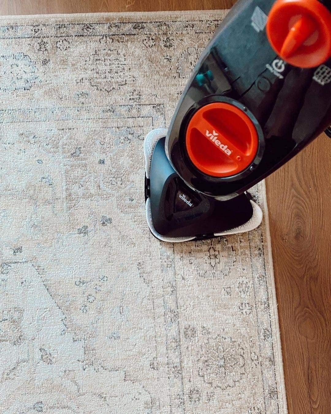 Cây lau nhà tam giác Vileda Steam Plus bản 3 khăn 2023 Hàng chính hãng