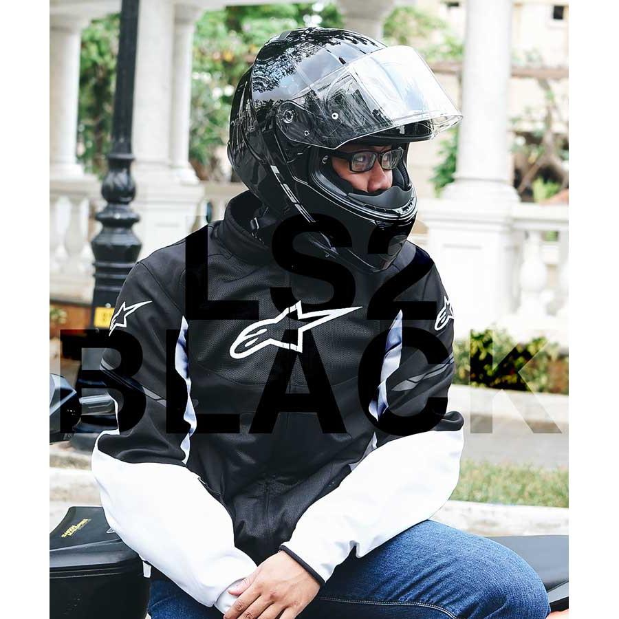 Mũ nón Fullface LS2 FF320 Đen bóng