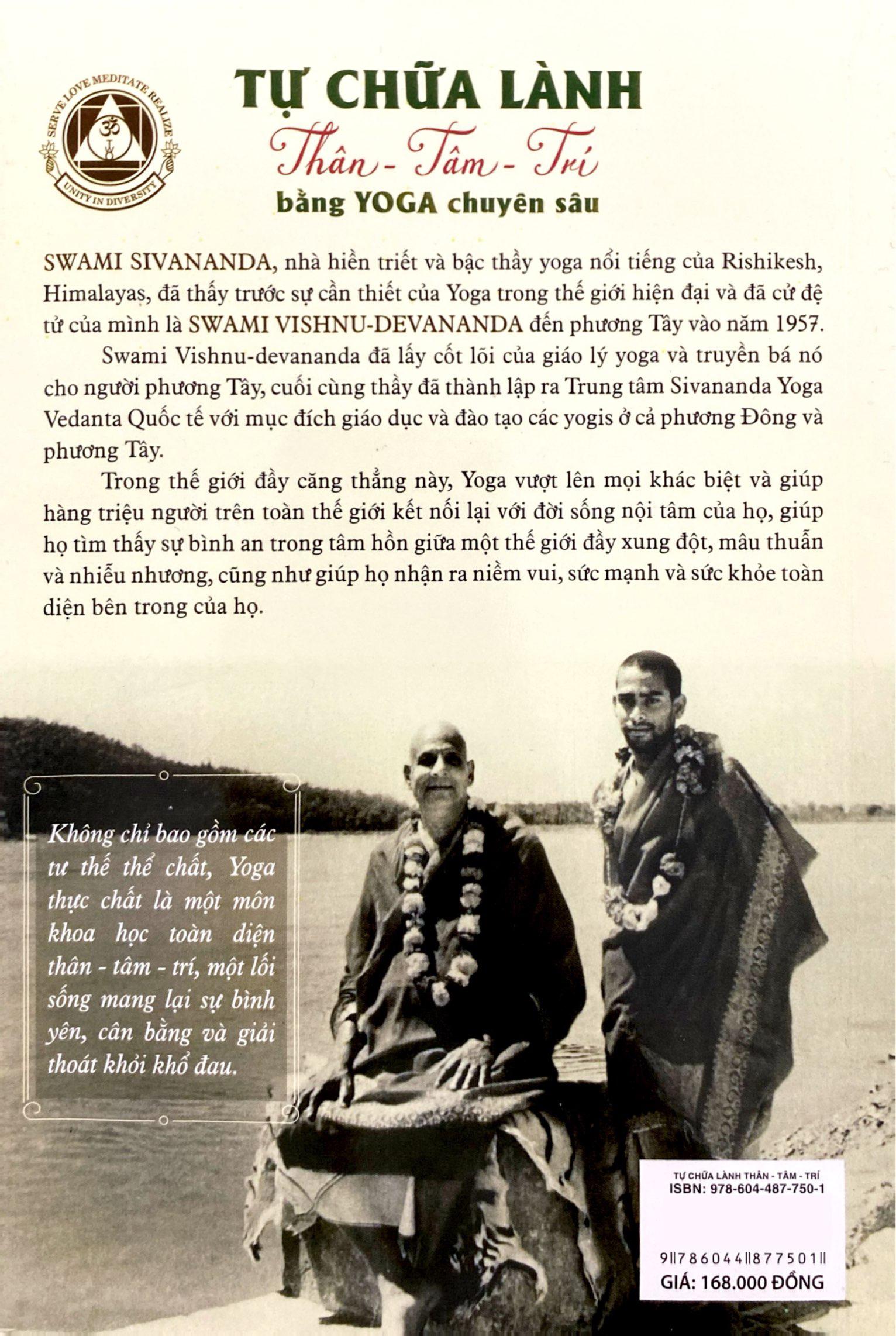 Sách - Tự Chữa Lành Thân - Tâm - Trí Bằng Yoga Chuyên Sâu - Quyển 1