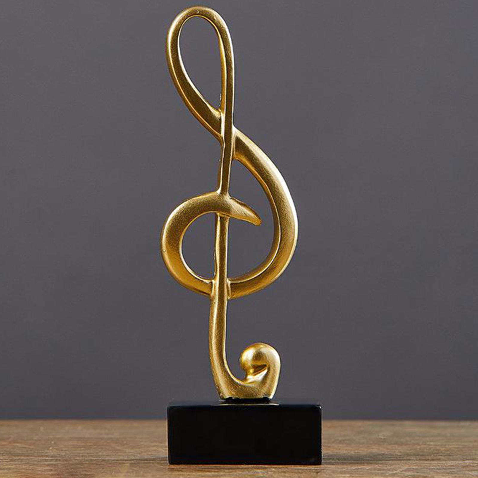 Music Sculpture Ornament Figurine Statue Photo Props Office Desktop