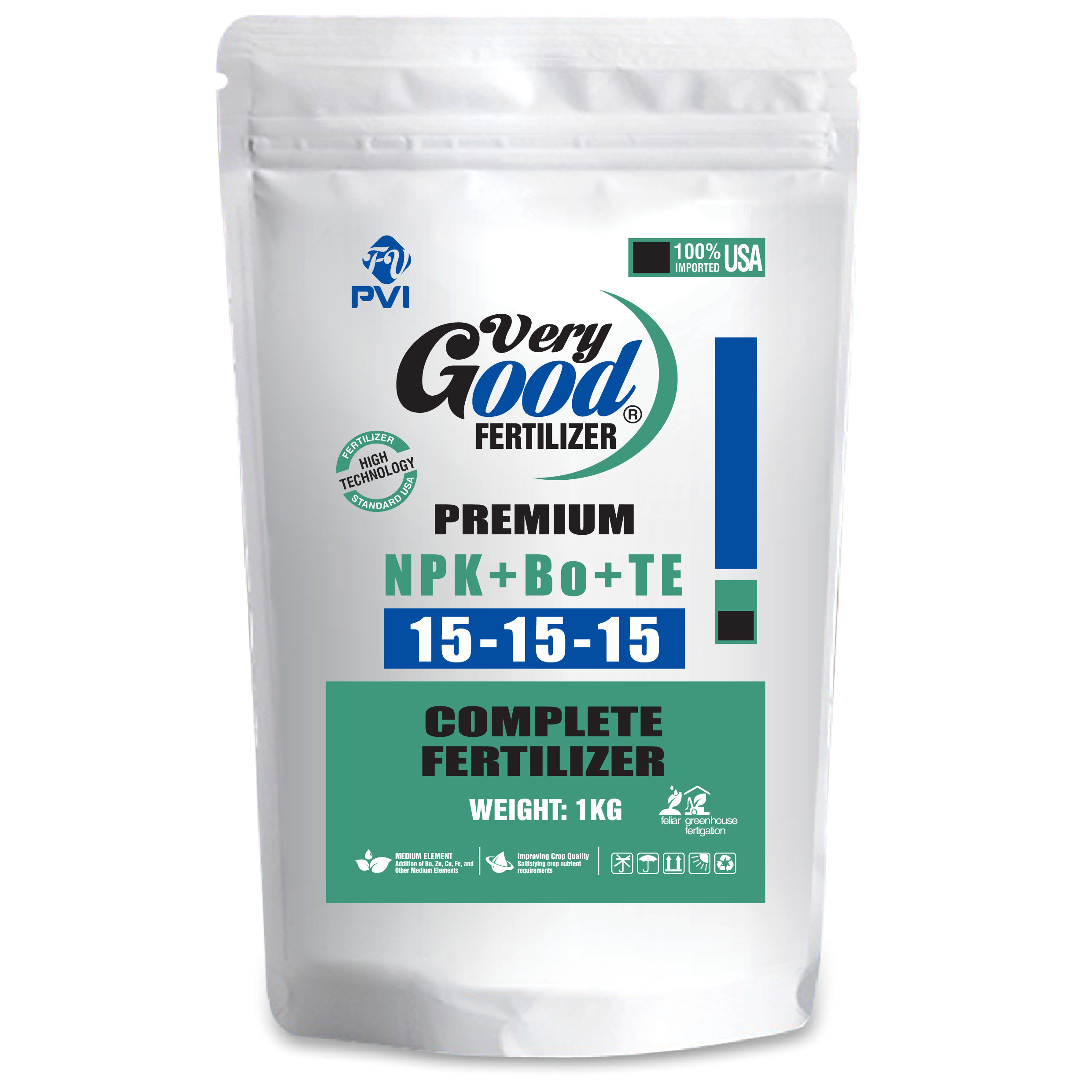 Phân bón NPK 15-15-15+TE Very Good - Sản phẩm của Công Ty Phân Bón Con Cò Vàng