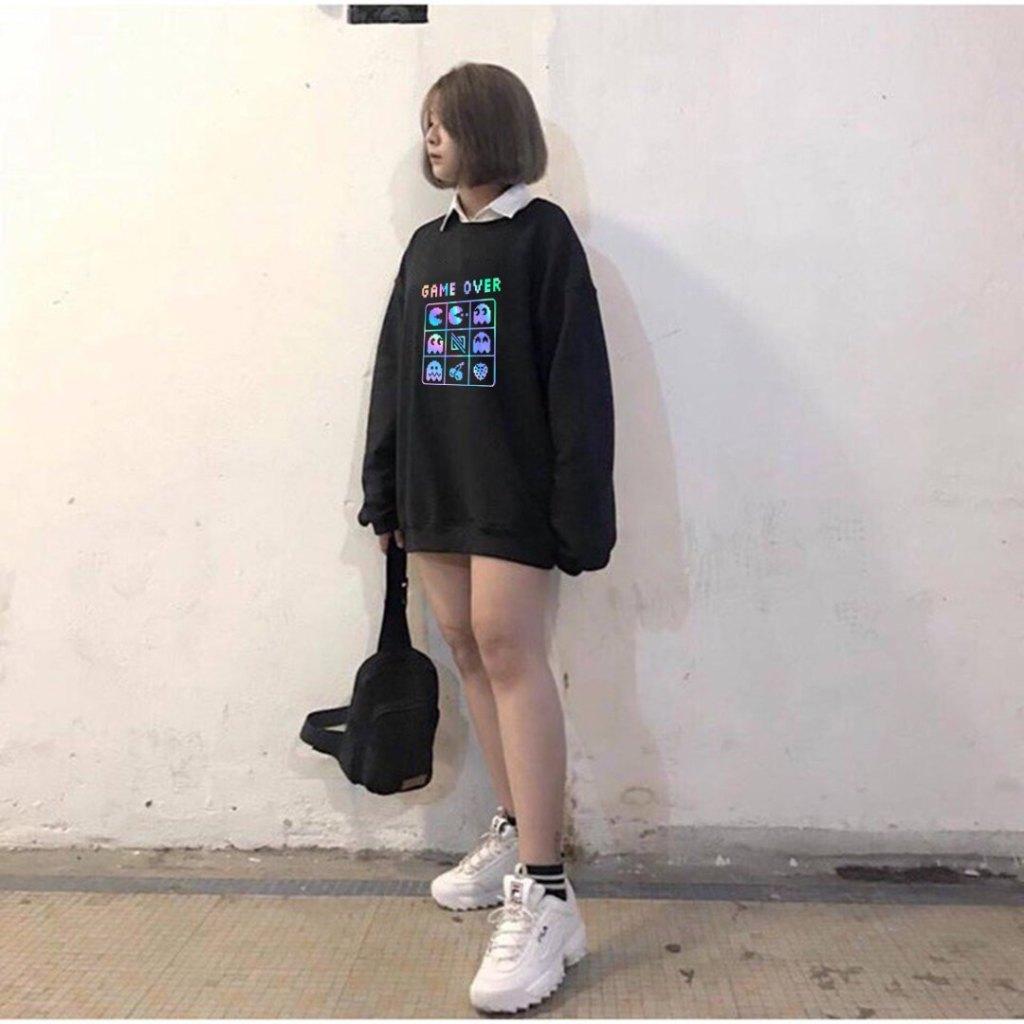 Áo Sweater Game Over Phản Quang